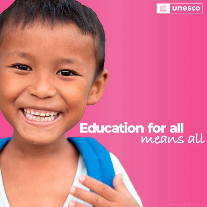 UNESCO e il progresso nell’Educazione Inclusiva